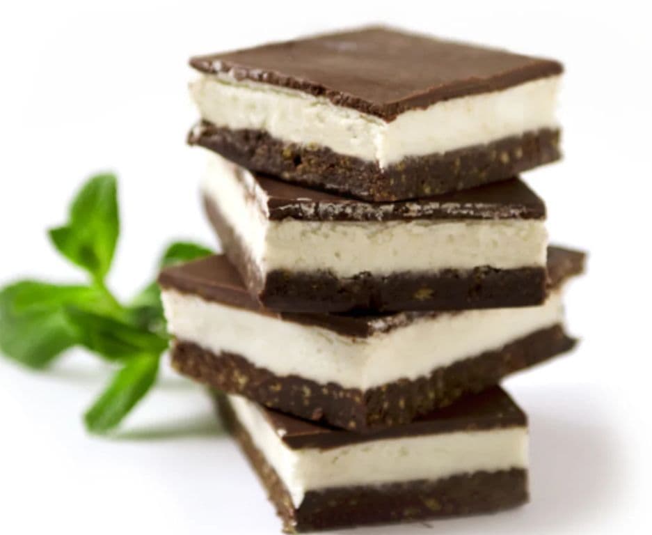 Gluten Free Peppermint Nanaimo Bar