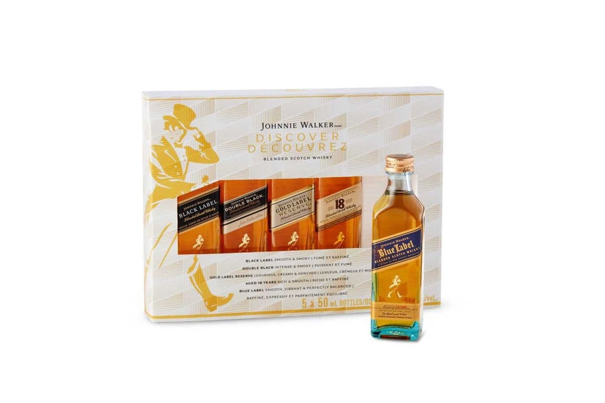 Johnnie walker discover taste pack 5 x 50ml (5 x 5 x 50ml)