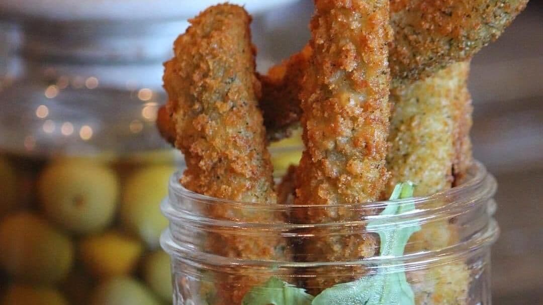 Cornichons Frits et Trempette