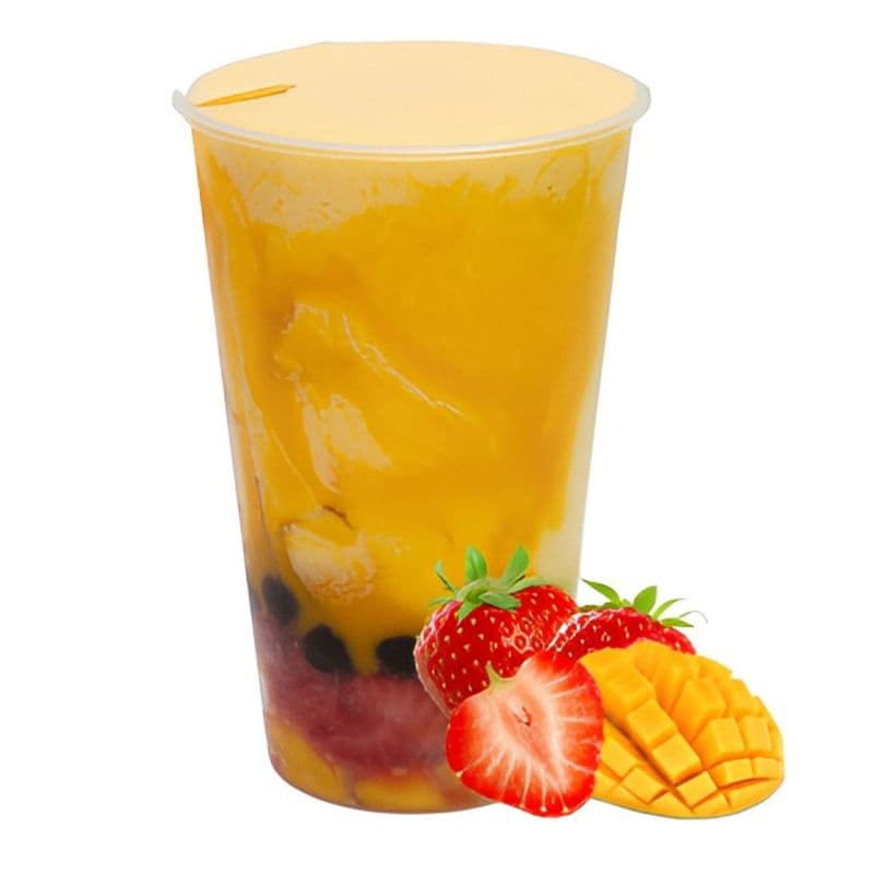 Strawberry Mango Bubble Tea