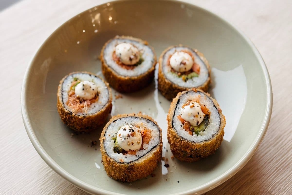 Maki frit saumon et fouetté à l’aneth