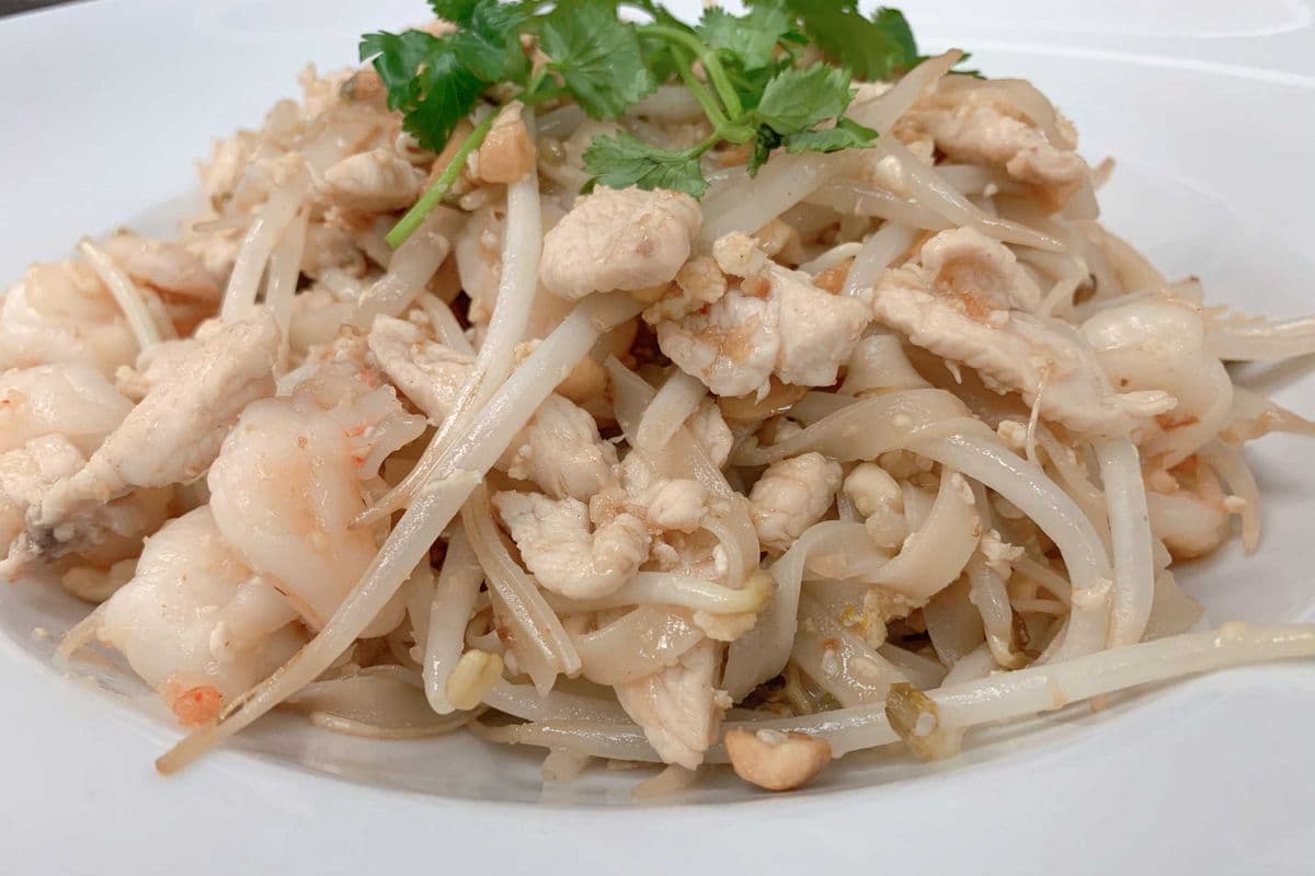 Chicken and Shrimp Peanut Pad Thai