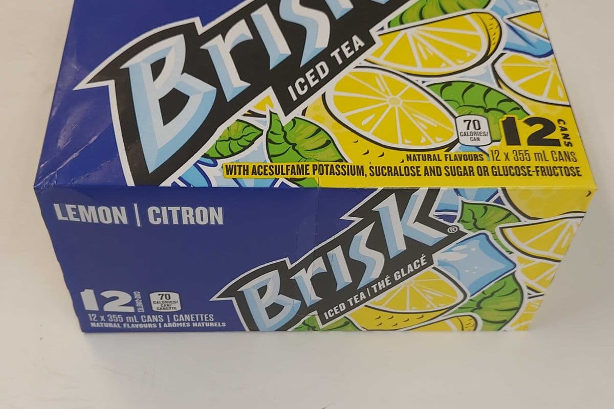Brisk Ice Tea 12 Pack (12 Cans of 355 ML)