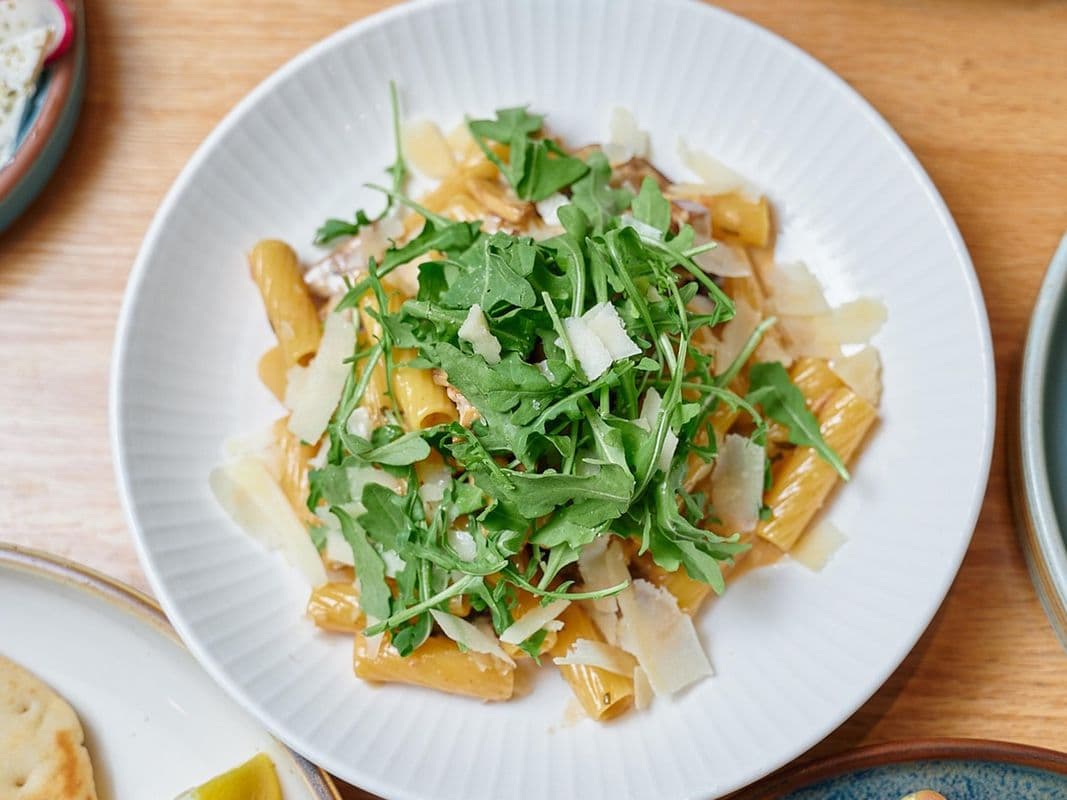 Rigatoni & Mushroom Alfredo