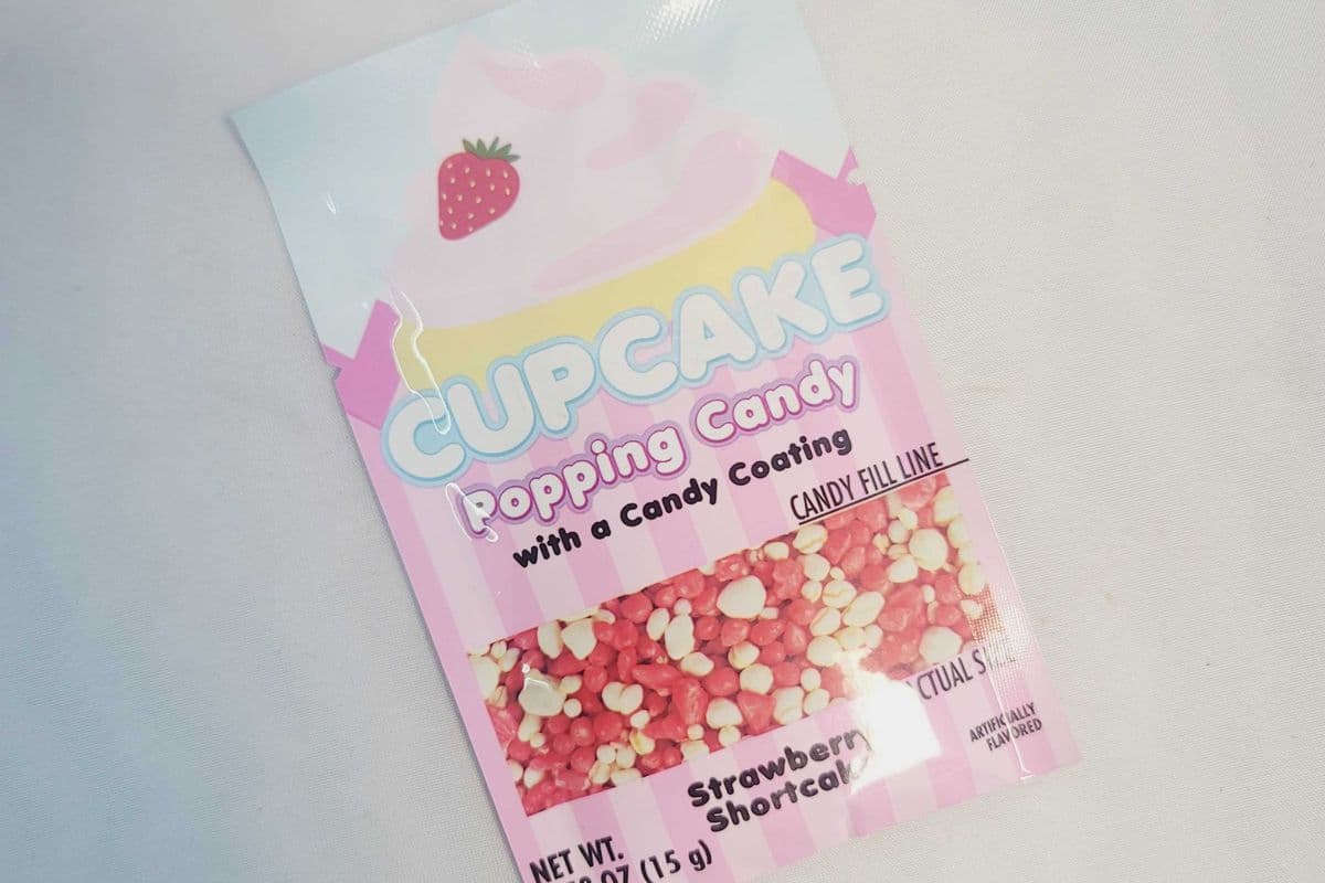 Cupcake Strawberry Shortcake Popping Candy (15 g)