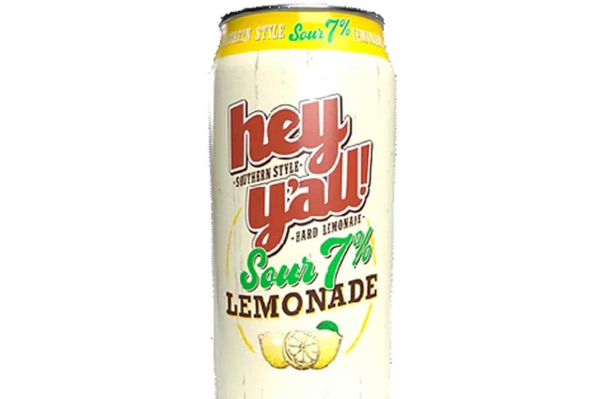 Hey Y'all Sour 7% Lemonade, Single Can (1 x 473ml)