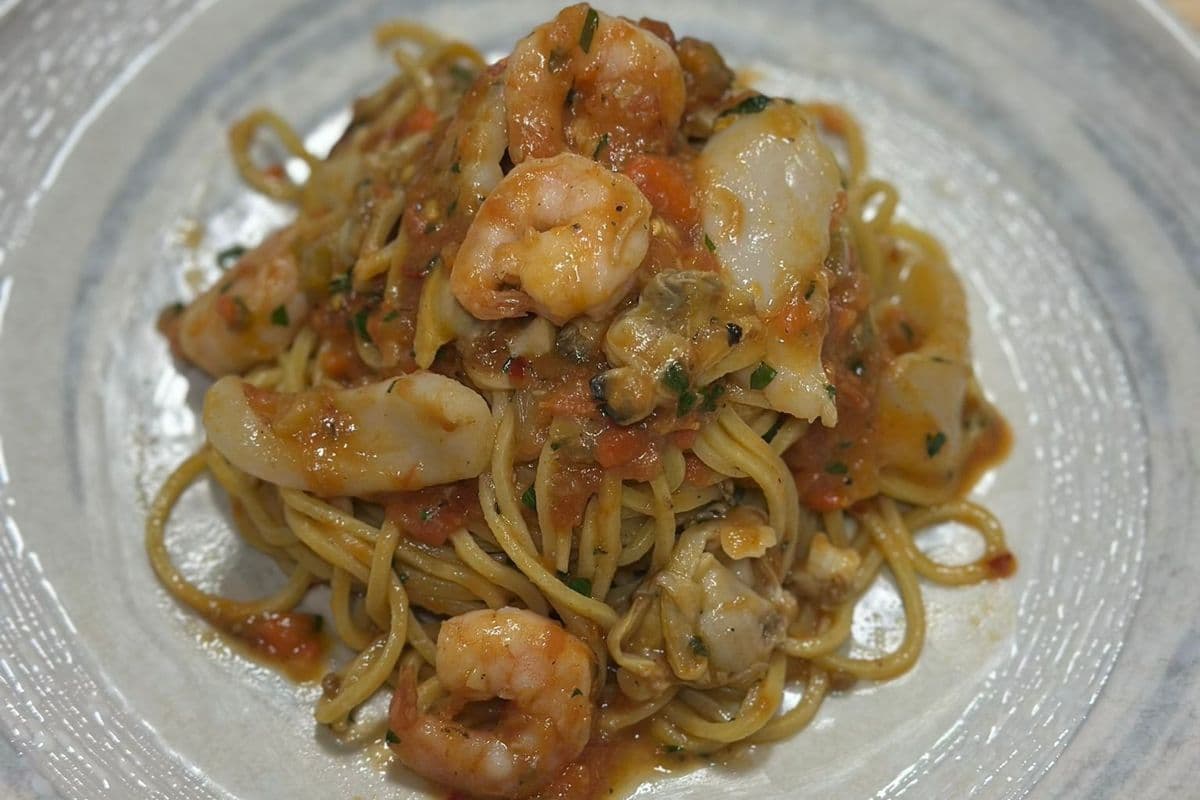 Spicy Seafood Pasta
