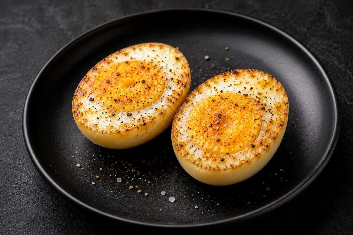 Fried Boiled Eggs (2 Eggs)