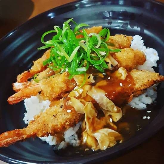 EBI  Katsudon -Tempura Shrimp Rice bowl炸虾盖饭 / EBI  Katsudon -Tempura Shrimp Rice bowl炸虾盖饭