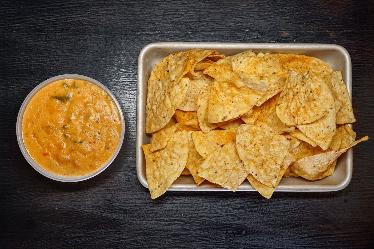 Small Chips and Queso