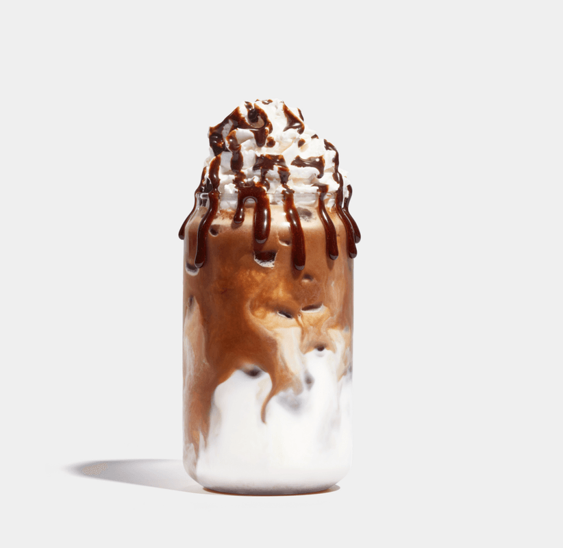 Latte moka glacé / Iced Moka Latte