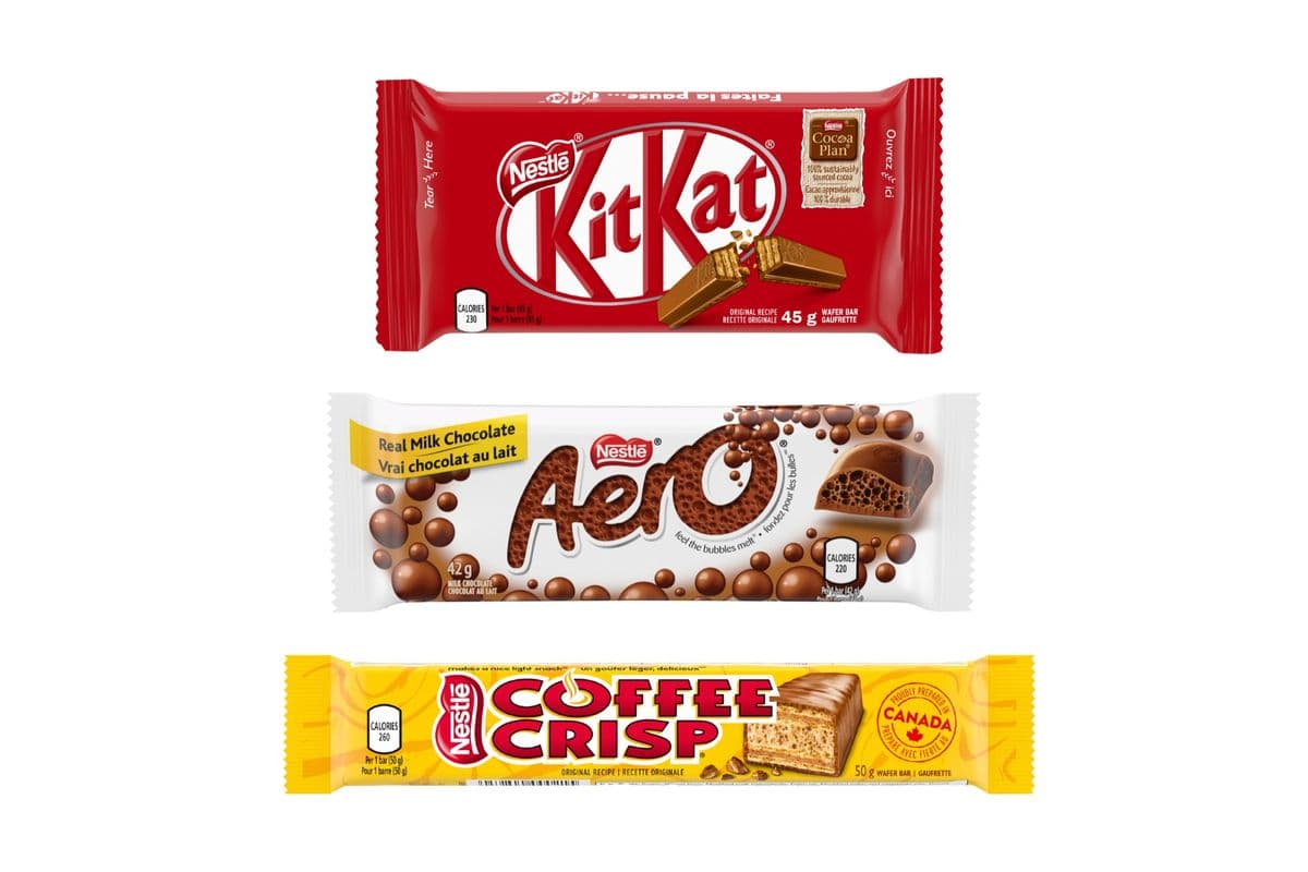3/5$ - Nestlé Barre Chocolats régulier 41g-50g - 77936 / 3/$5 - Nestlé Regular Chocolate Bars 41g-50g - 77936