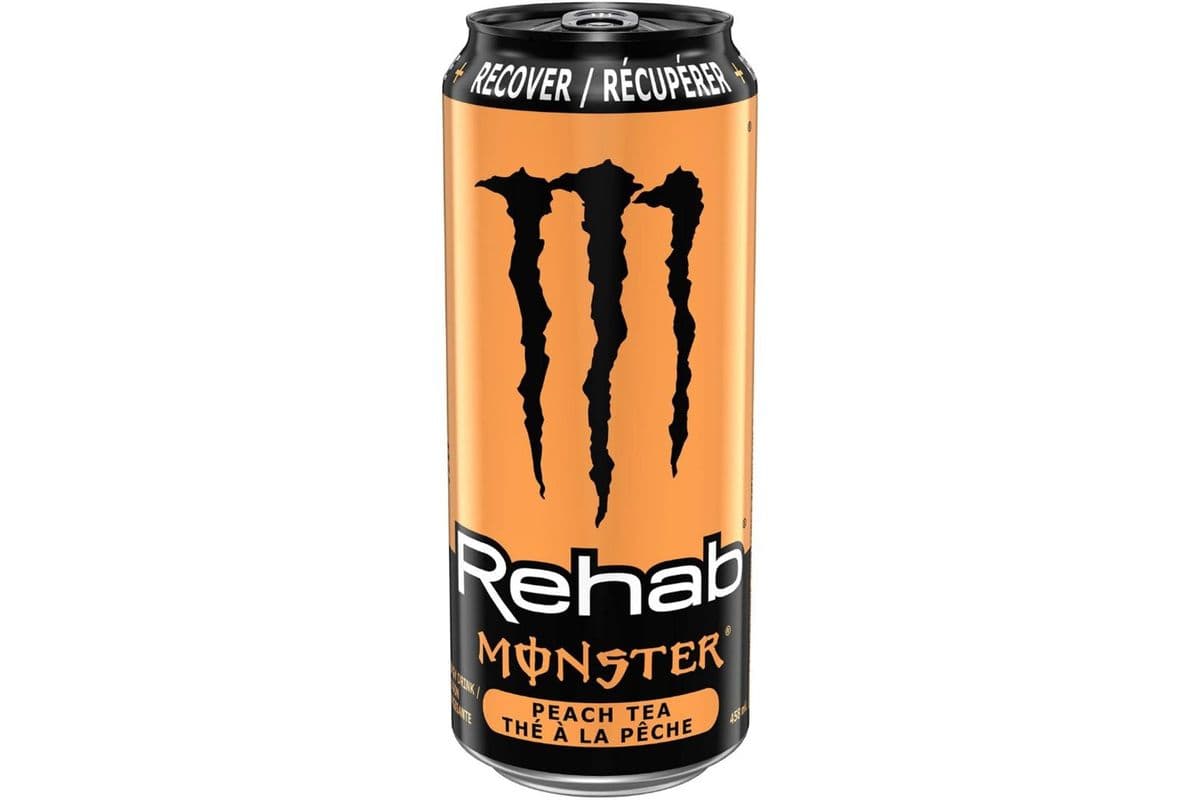 Monster Peach Tea Rehab (458 mL)