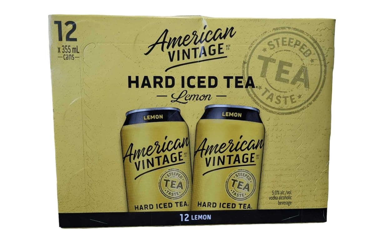 American Vintage Hard Ice Tea Lemon (12 x 355ml Cans)