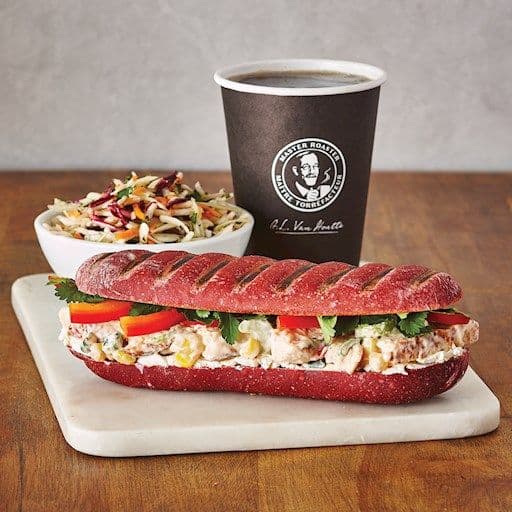 Panini Tex-Mex sur pain betterave / Panini Tex-Mex on beet bread