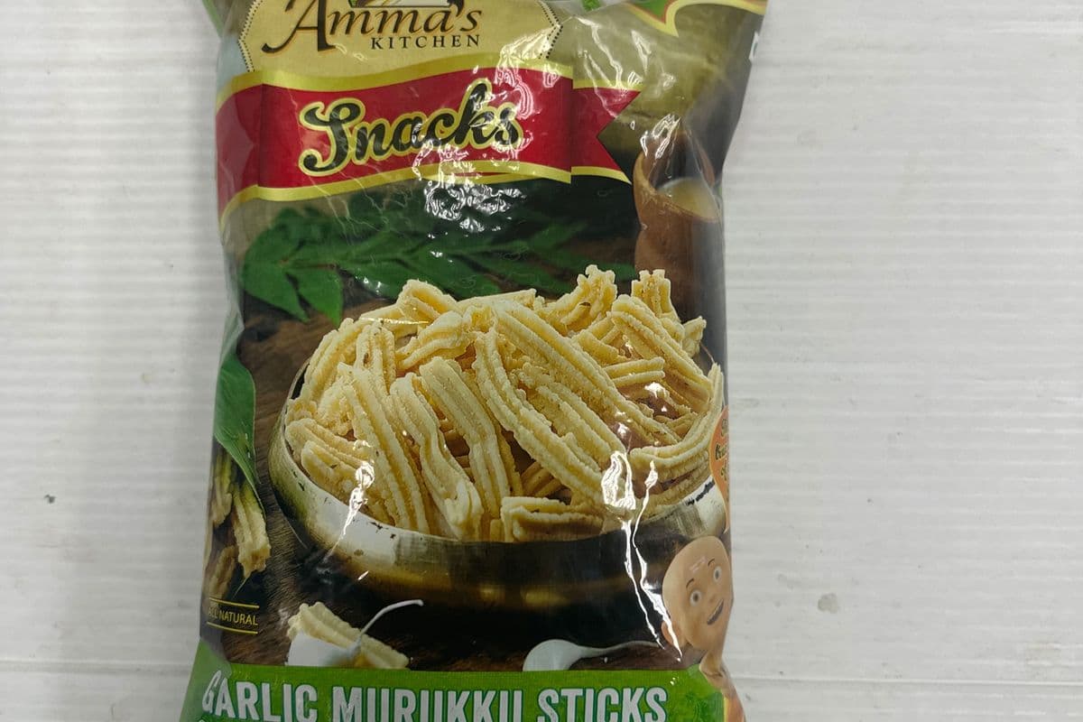 Amma’s Kitchen Garlic Murukku Sticks (200g)
