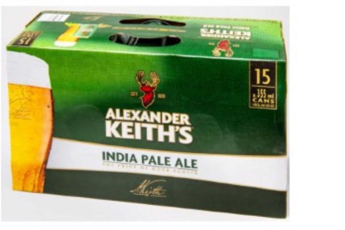 Alexander Keith's - India Pale Ale 15 x 341 ML Cans (1 x 355ml)