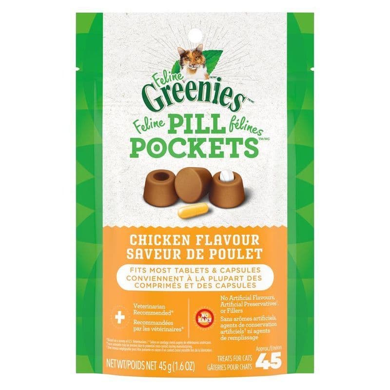 Greenies Cat Pill Pocket Chicken 1.6oz