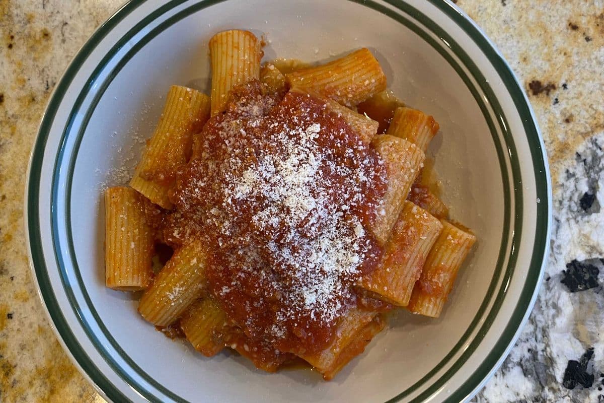 Rigatoni Bolognese