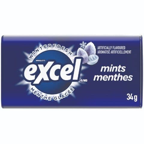 Excel Mints Winter fresh 34g