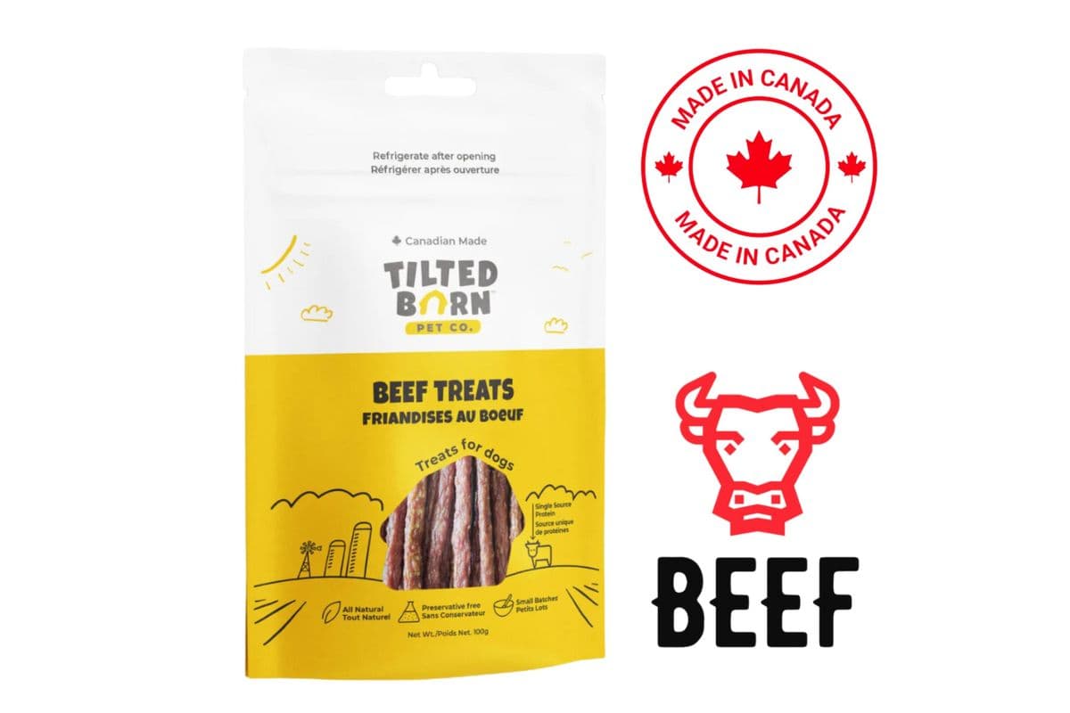 Tilted Barn Canadian Beef Sticks Treats (100 g)
