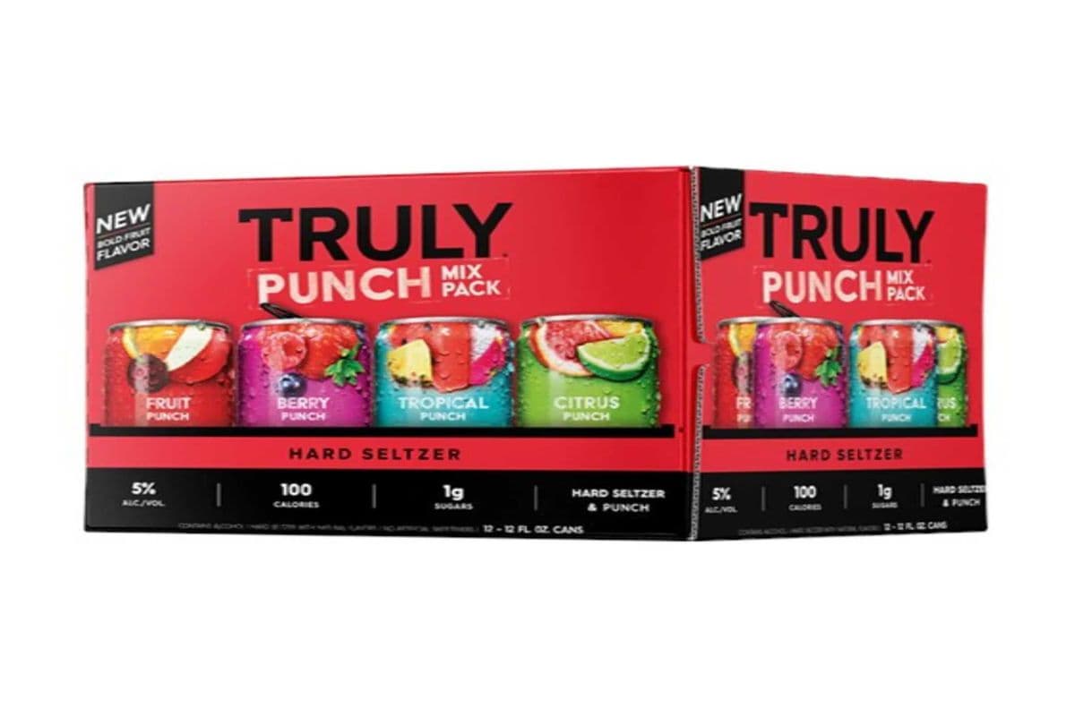 869672. TRULY PUNCH 12PK CANS - DOMESTIC (1 x 12pc)