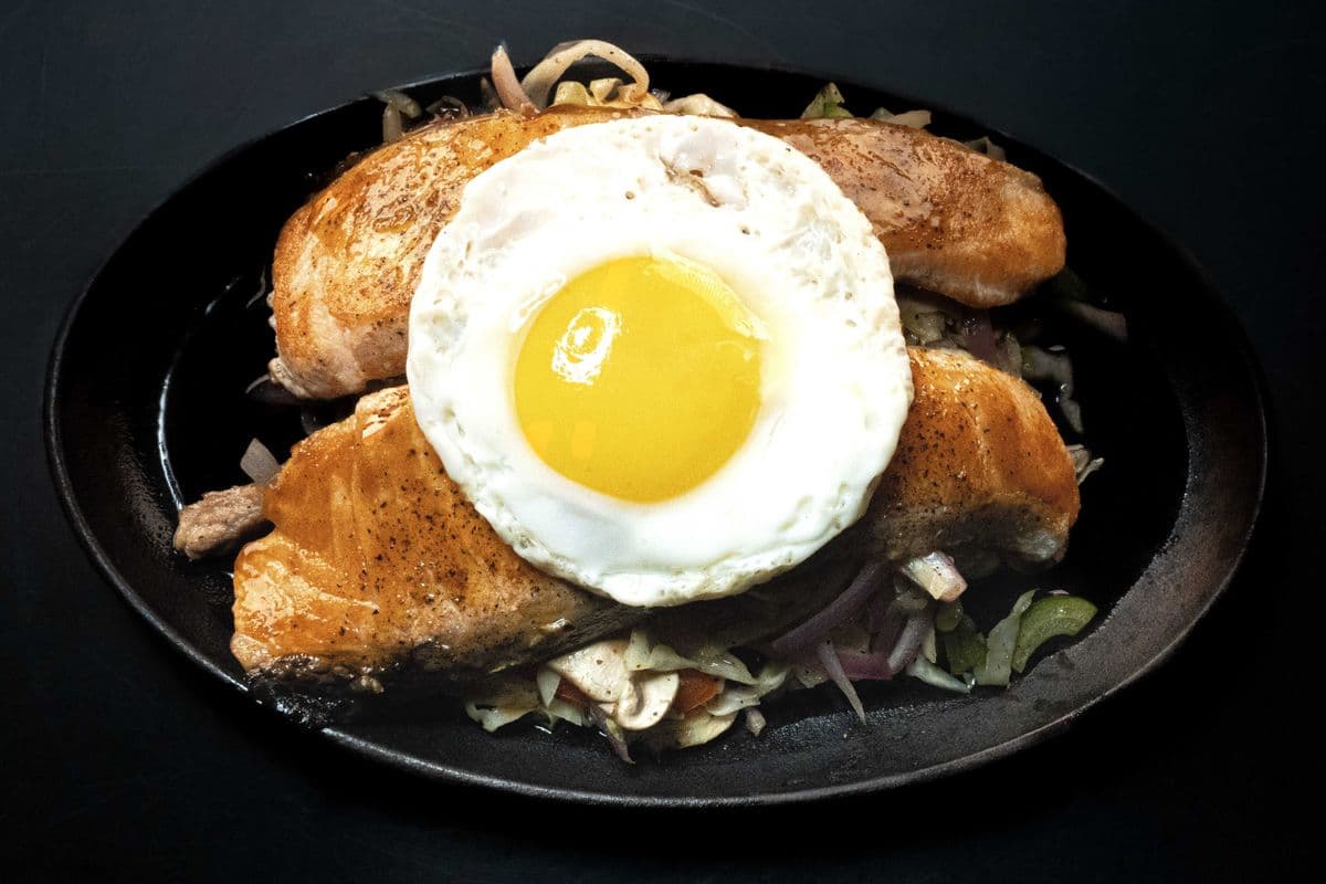 1158. Salmon Teriyaki Platter