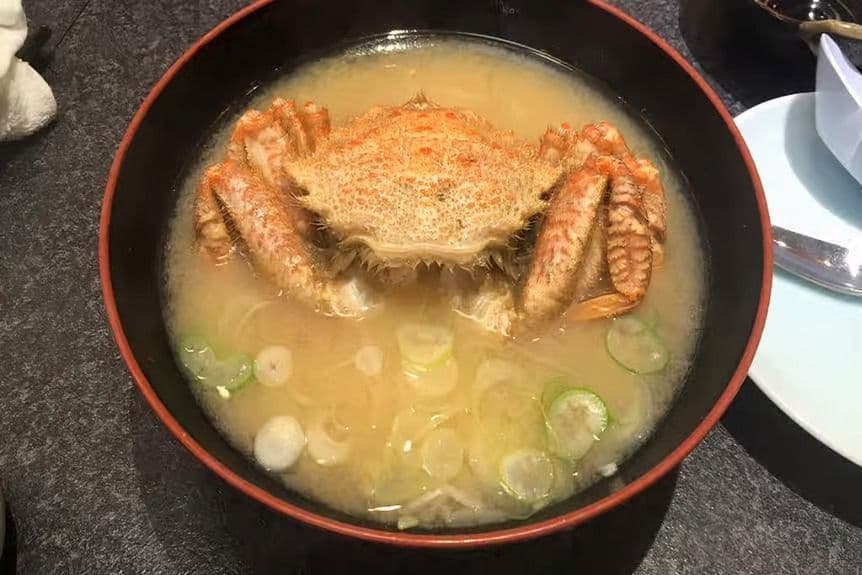  82. Soupe Miso au Crabe / Crab Miso Soup