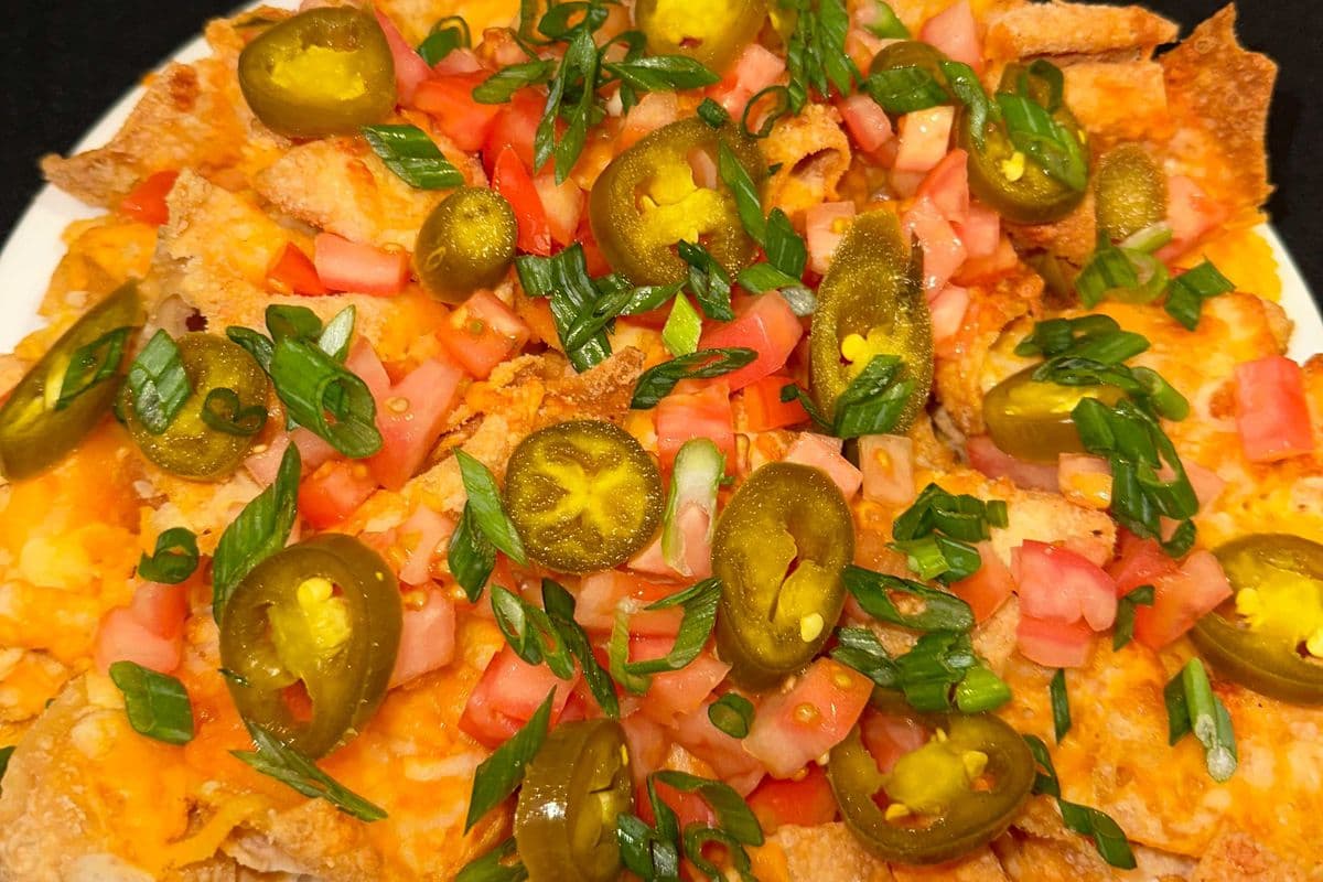 Loaded Wonton Nachos