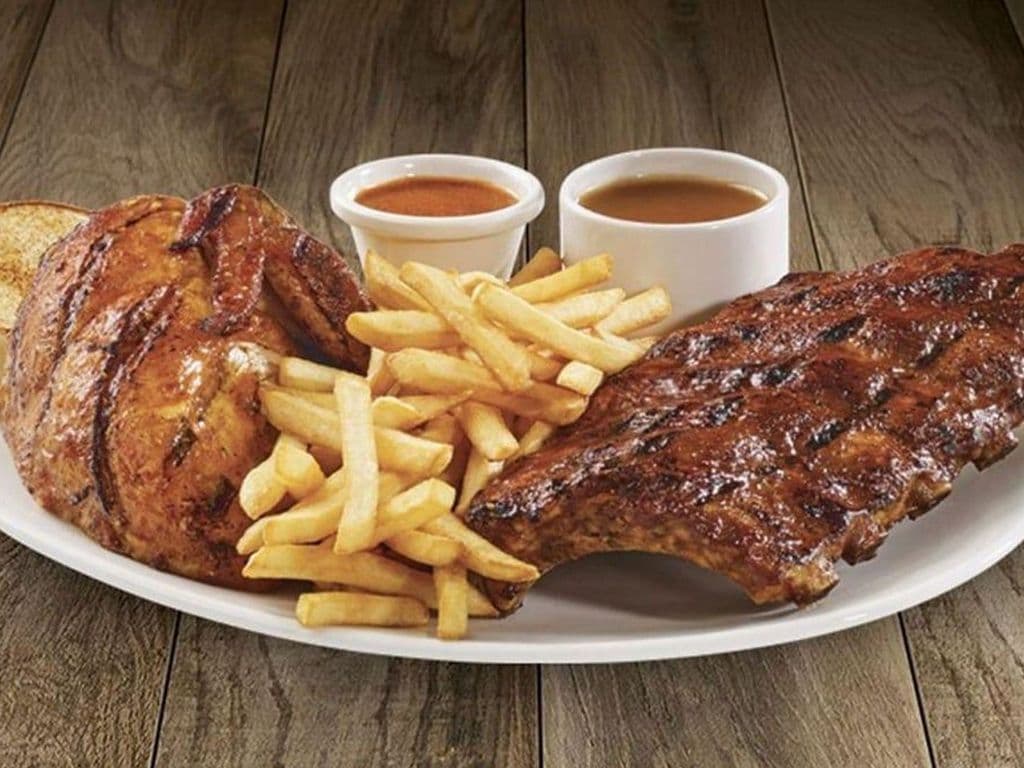 Quart de poulet poitrine et côtes levées / Quarter Chicken Breast and Ribs