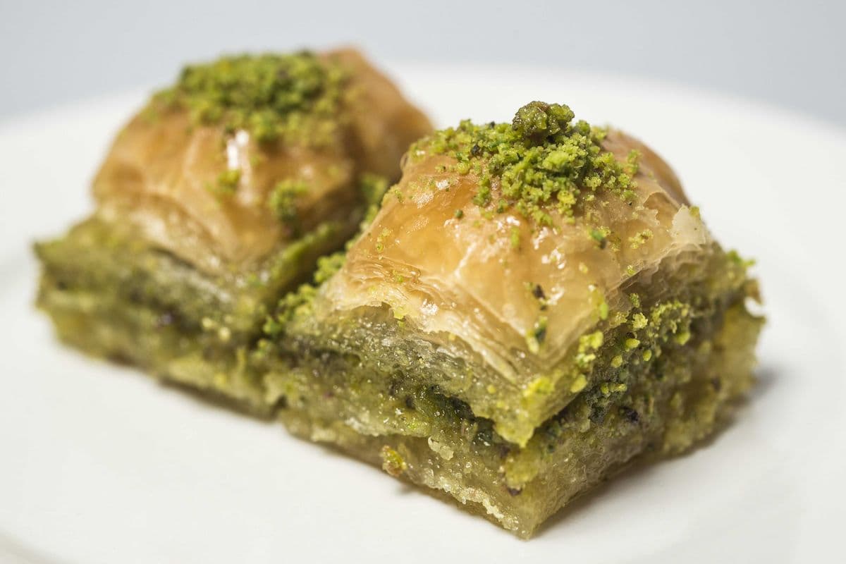 3 pcs Double Pistachio Baklava (3 Pieces)