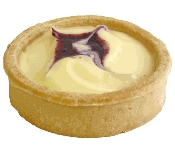 Blue Custard Tart Pastry