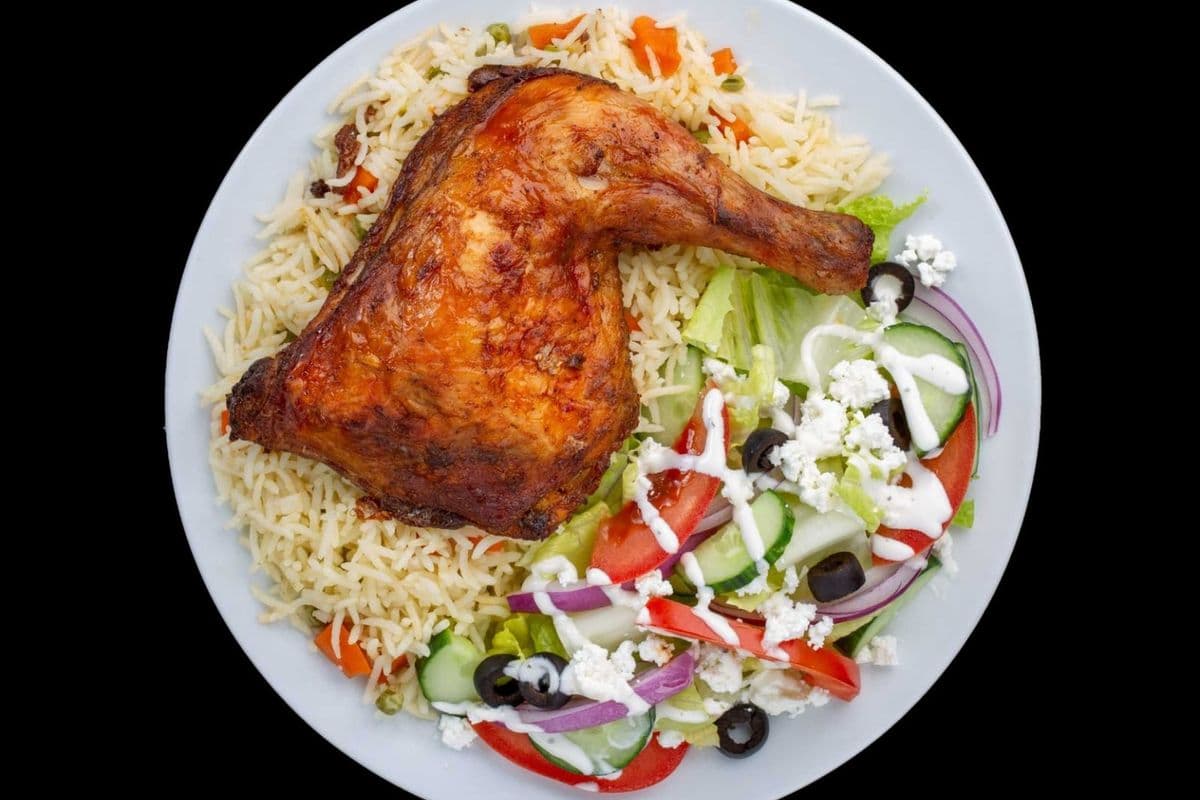 Oven-Roasted Chicken Thigh Plate