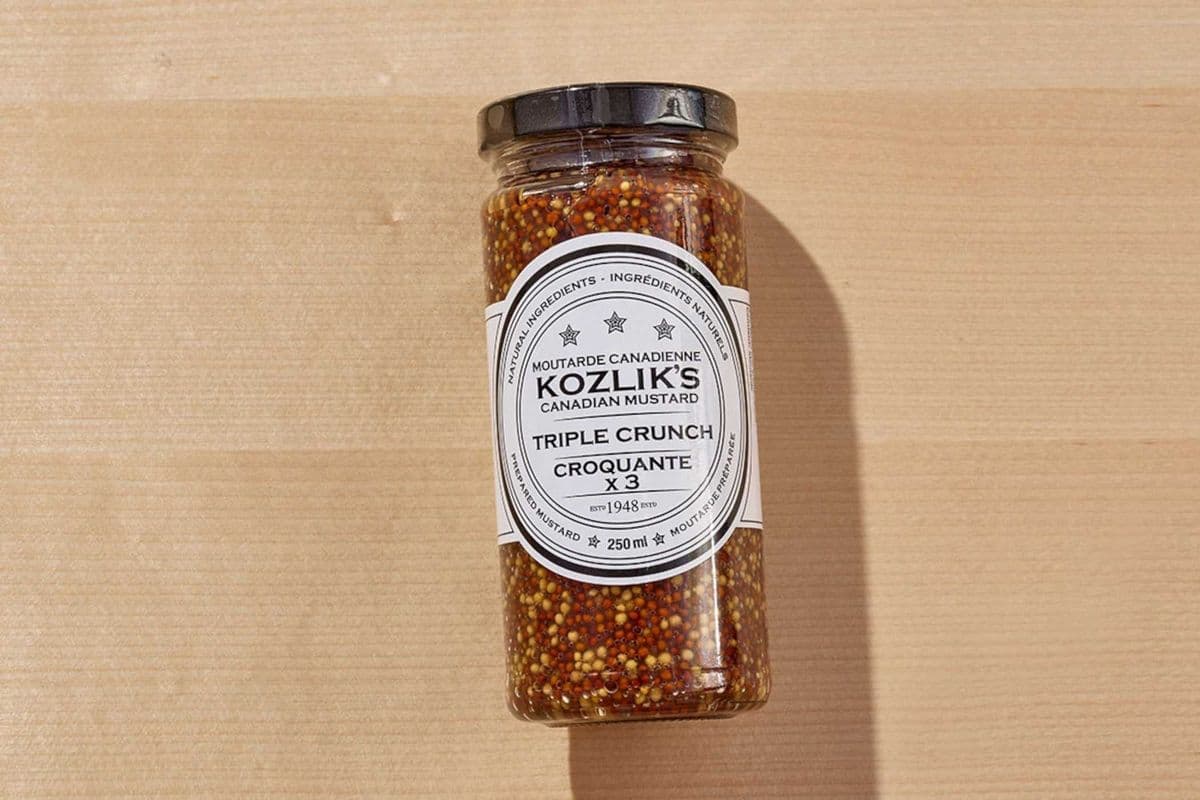 Triple Crunch Mustard, Kozliks (250 ml)