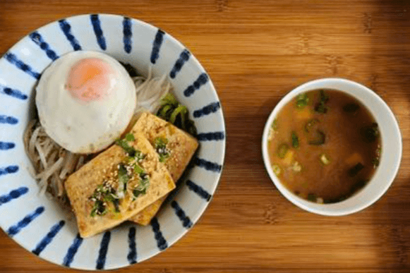 Braised Tofu Rice Bowl