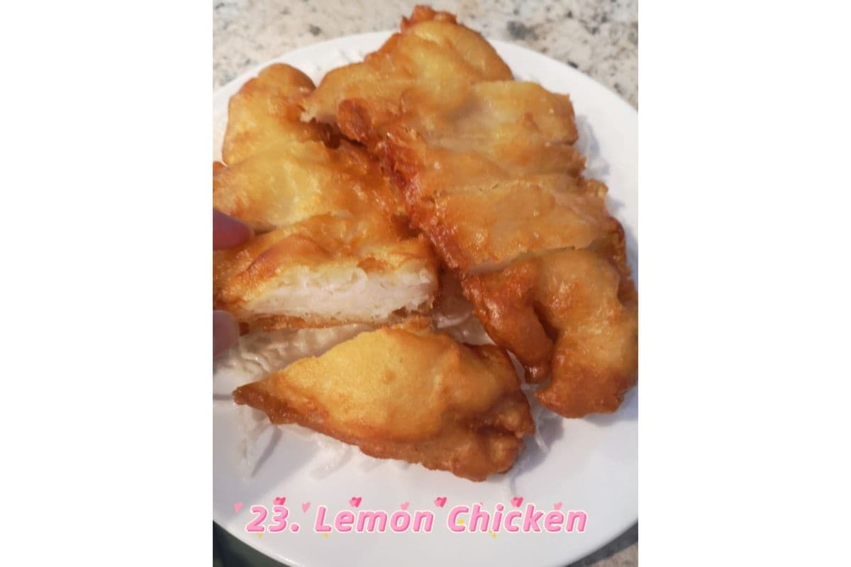 23. Lemon Chicken