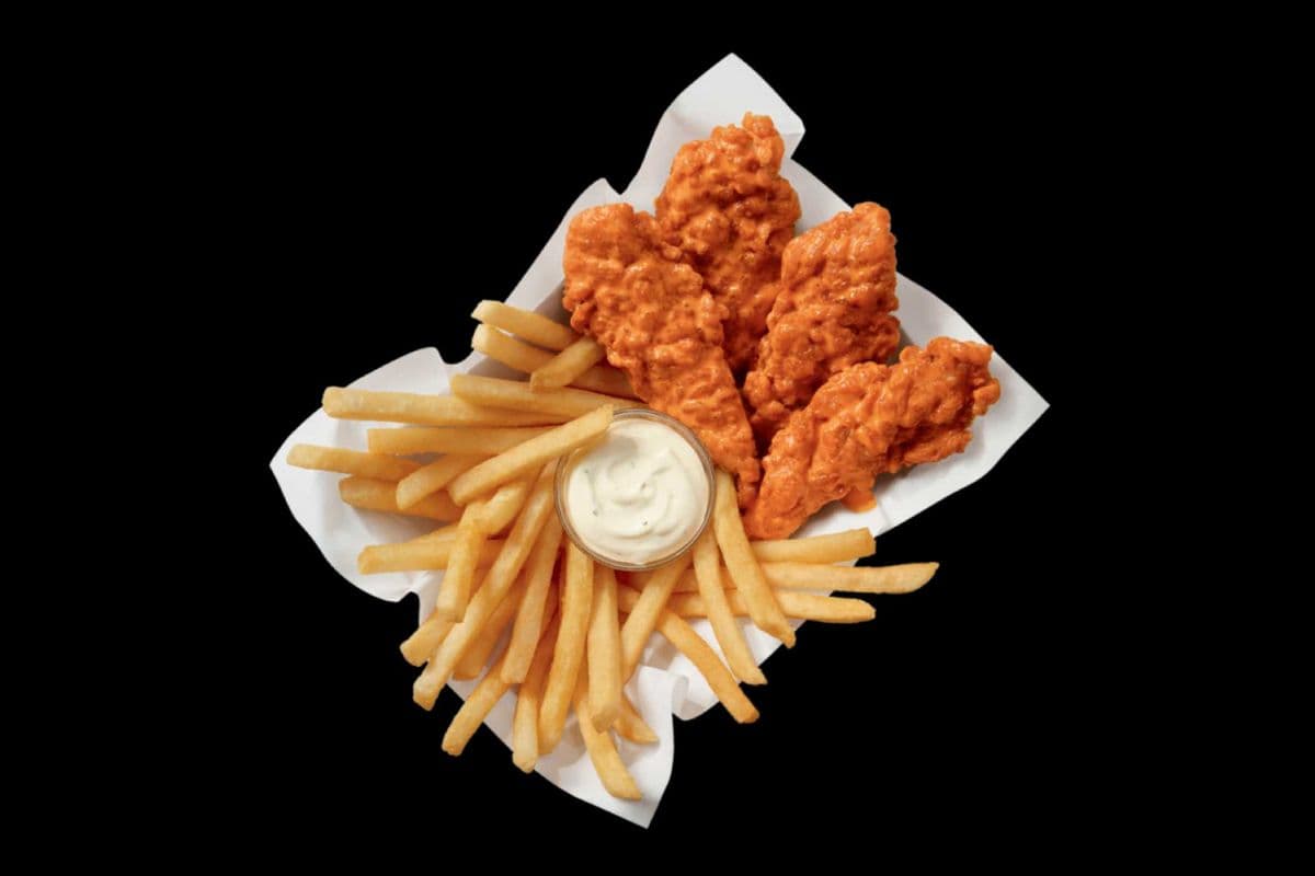 Buffalo Sauced & Tossed Chicken Strip Basket