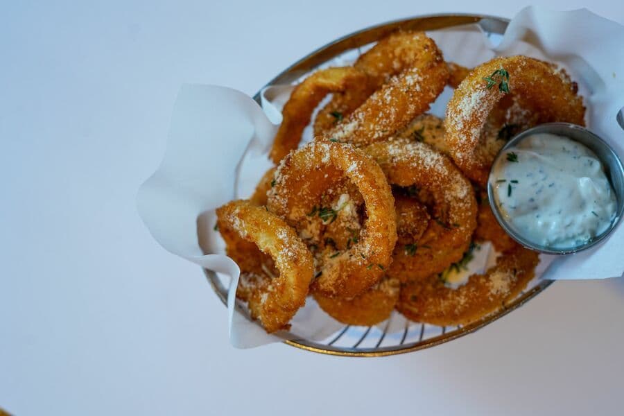 PARMESAN ONION RINGS