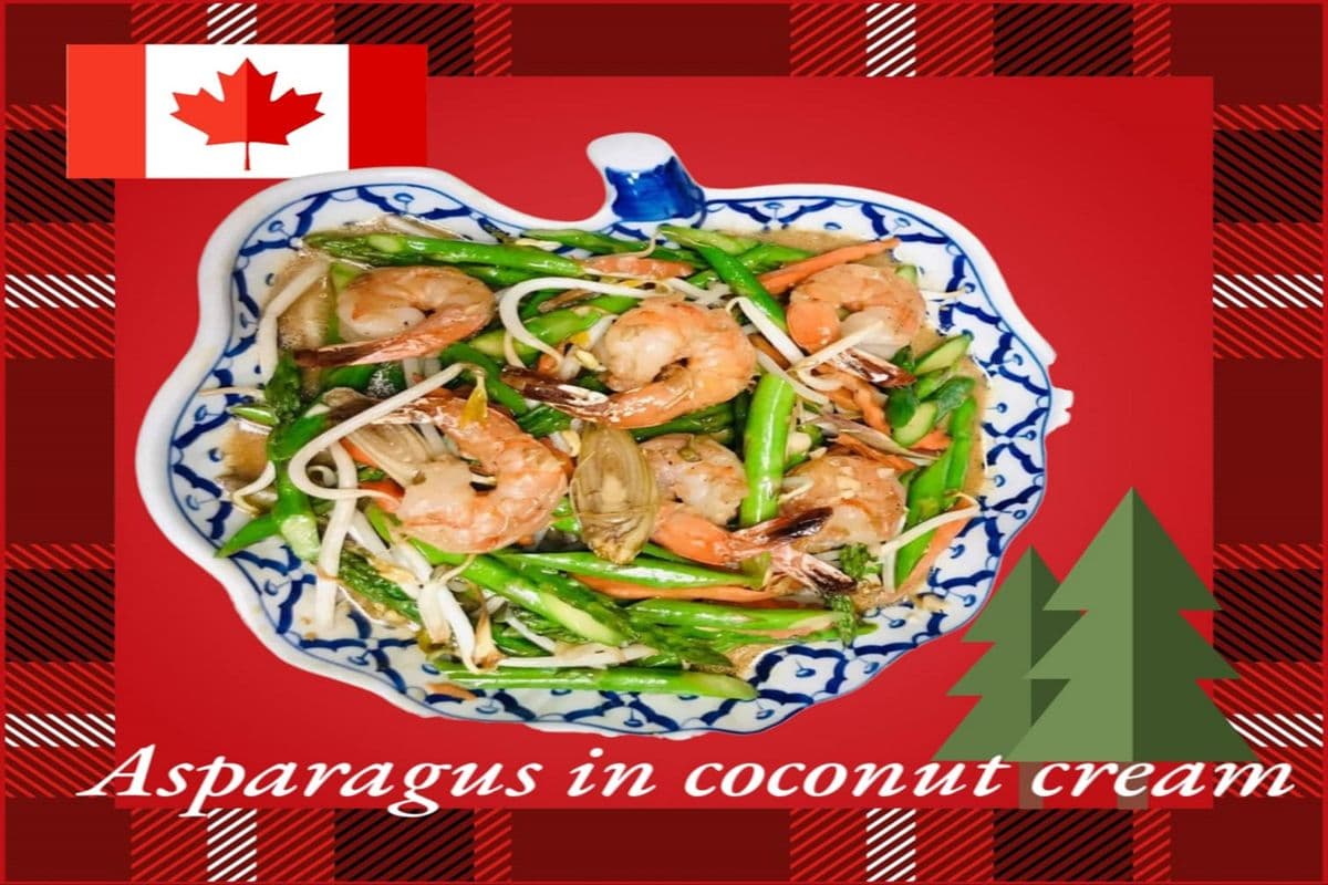 72. Asparagus in Coconut Cream