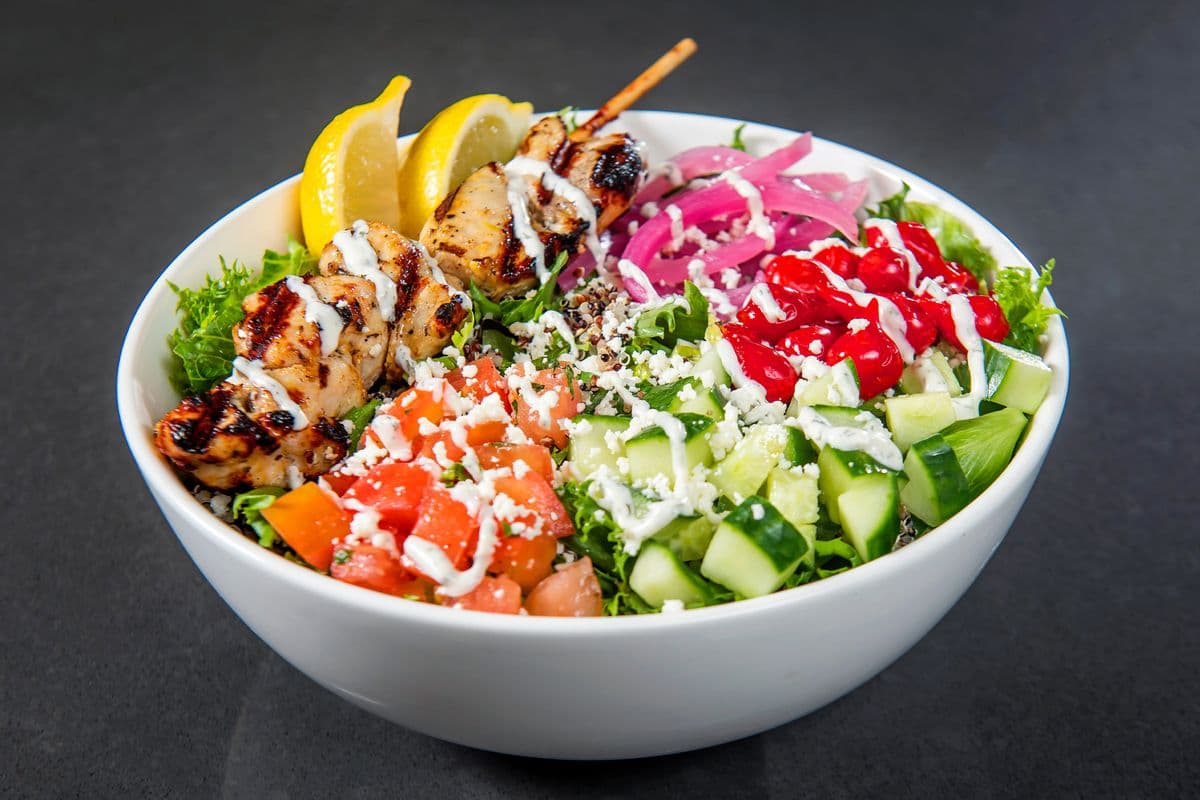 Souvlaki Chicken Bowl