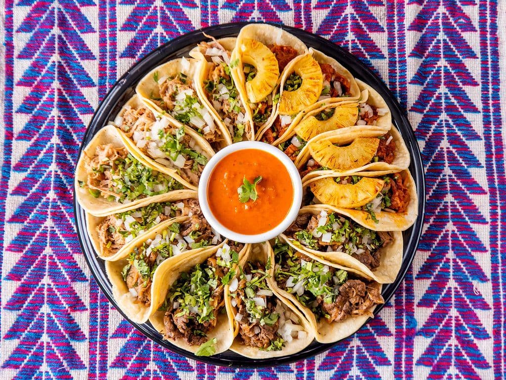 Platter Vegan Tacos