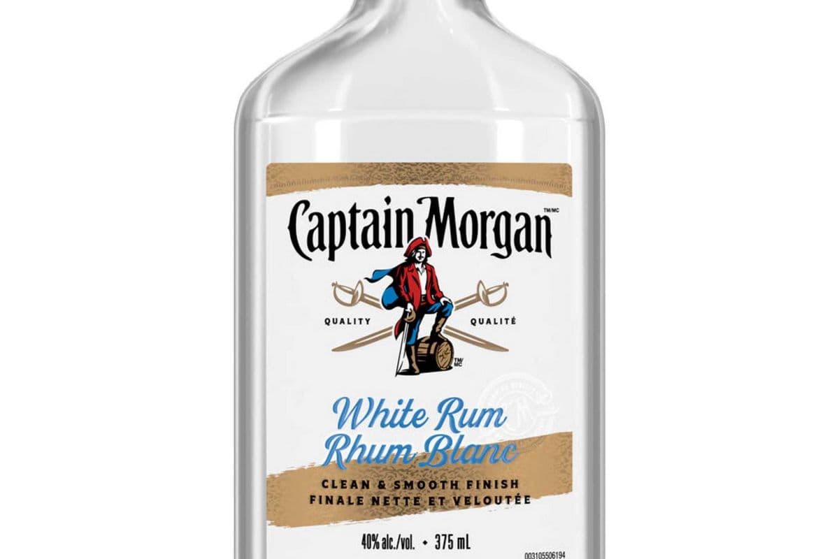 Captain Morgan - White Rum (1 x 375 ml Bottle)