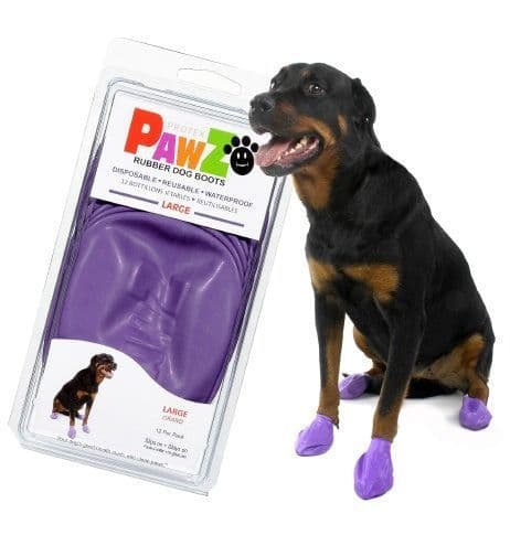 PAWZ Dog Boots - Large Available in Purple & Black