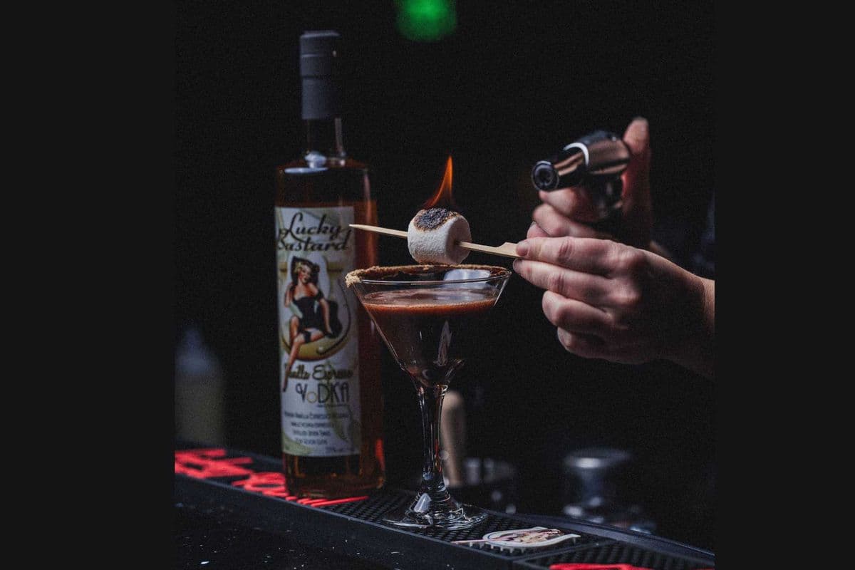 Lucky Bastard Vanilla Espresso Vodka 750ML (1 x 750 ml)