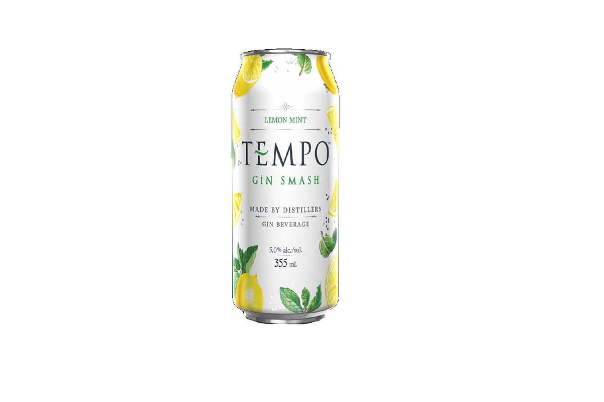 Tempo Gin Smash - Lemon Mint Tall Can (1 x 473 ml)