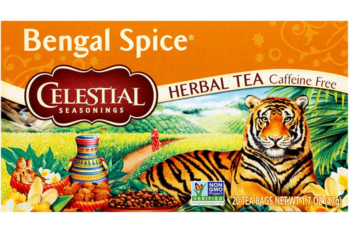 Celestial Seasonings Herbal Tea Bengal Spice - Caffeine Free 20 Bags
