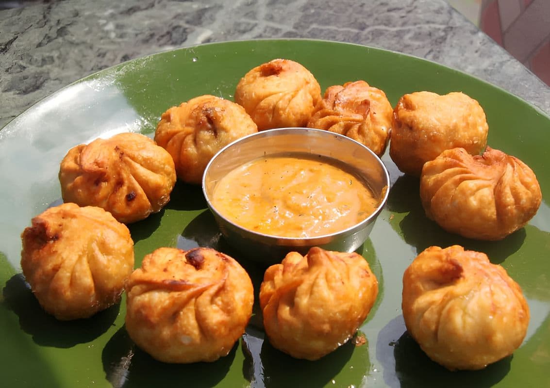 Chicken Momo (fried)