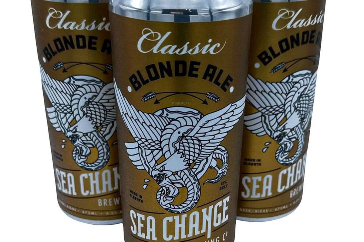 Sea Change Brewing Co Classic Blonde Ale Beer (4 x 16 fl oz) 4 ct • 16 fl oz • 4.5% ABV (1 x 16 oz)