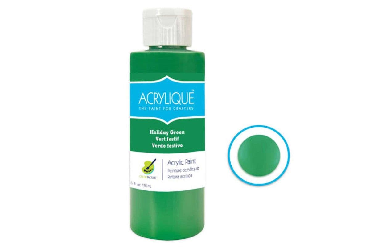 Acrylique Paint 4oz: Holiday Green [CF200-095] (4 oz)