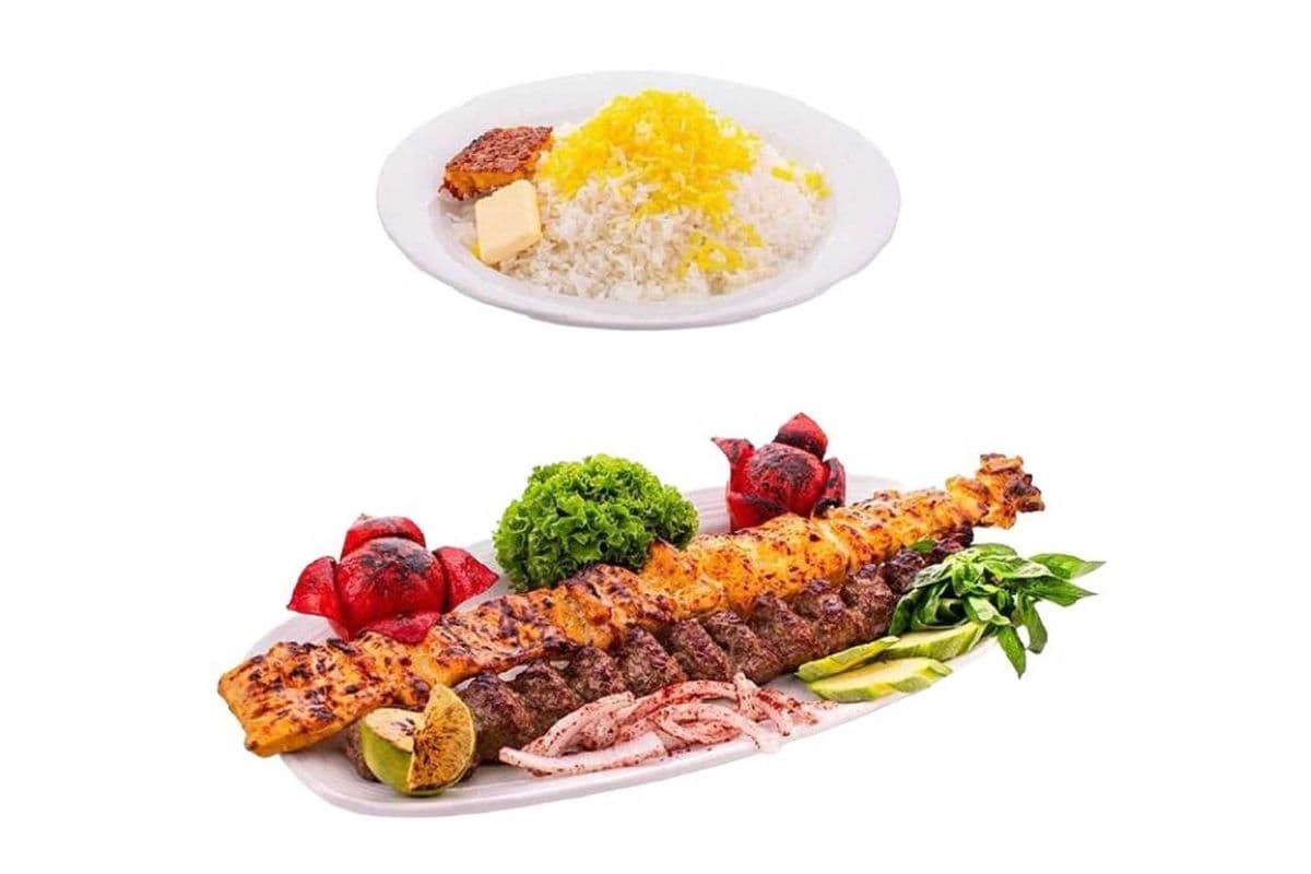 Vaziri Kebab with Rice